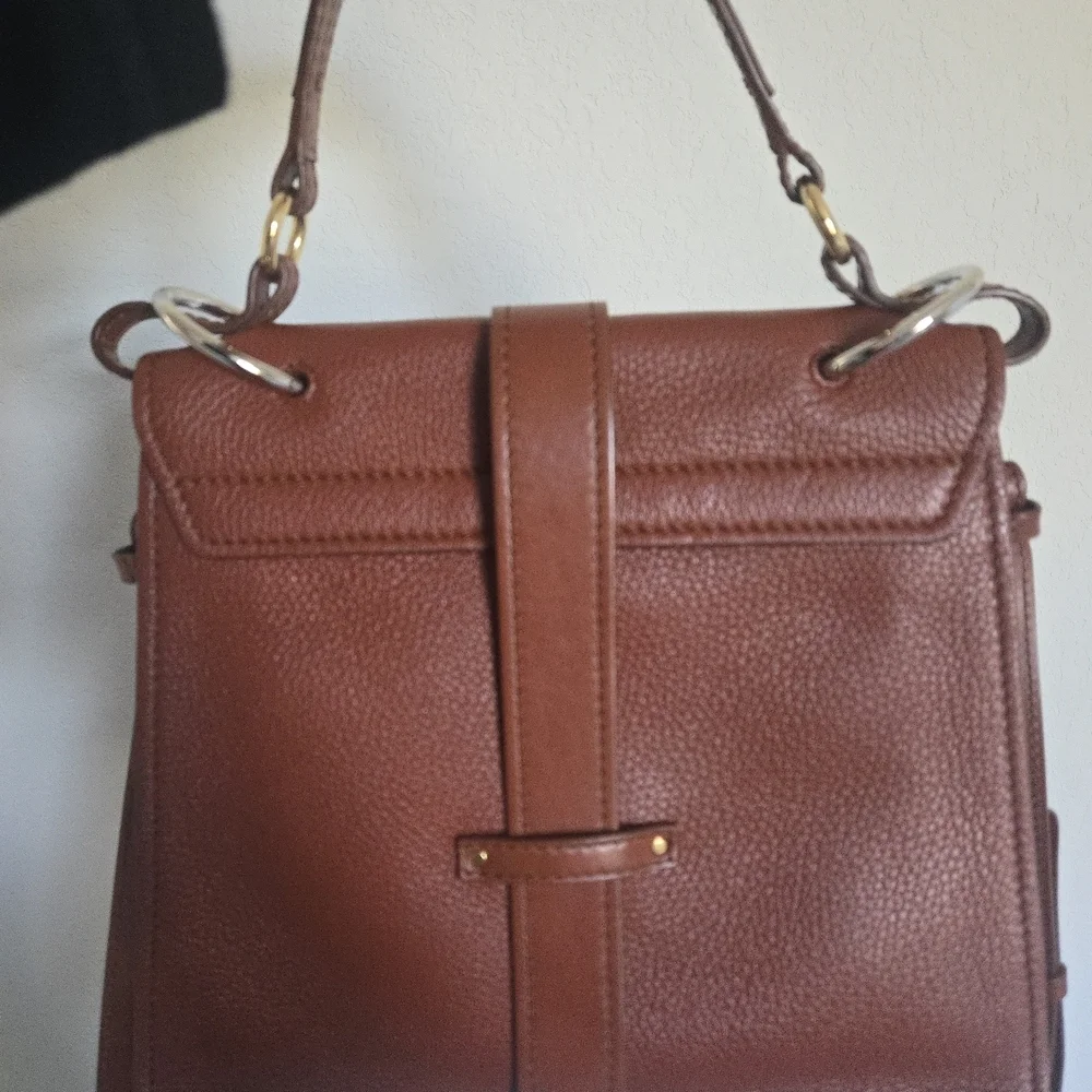 Chloé Aby Medium Leather Bag – Brown EUC